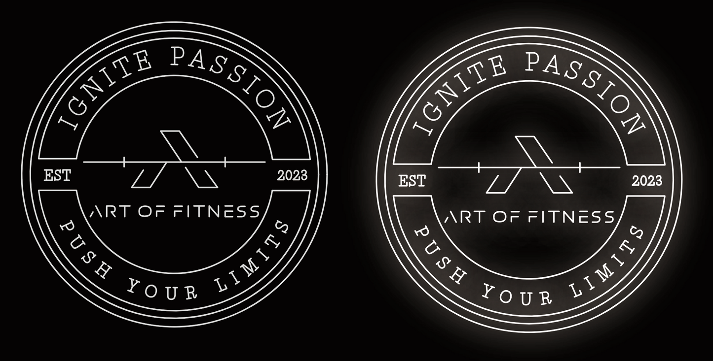 ART OF FITNESS - Custom Neon Sign