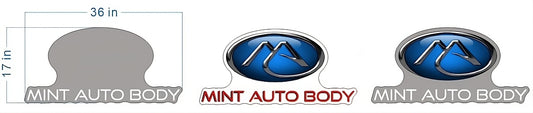 Mint Auto Body Custom Sign (Version #01)