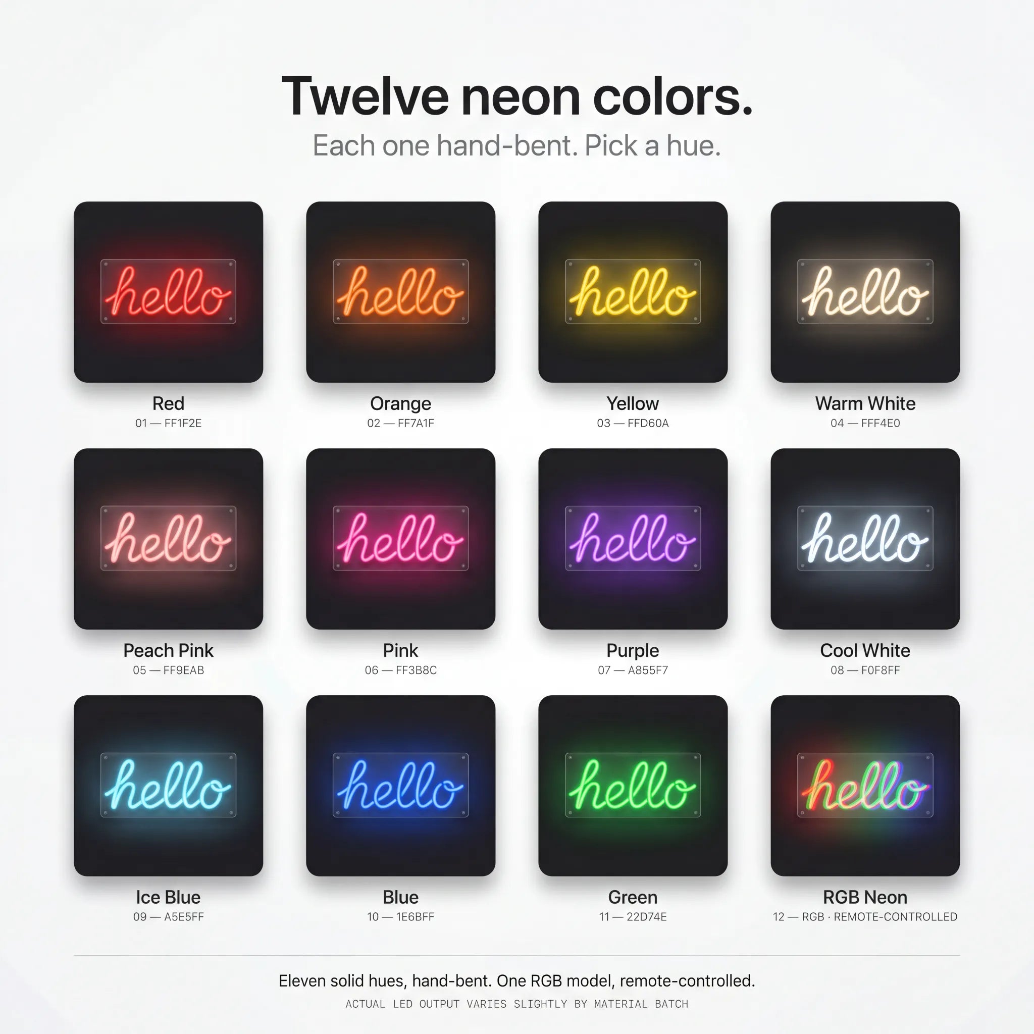 Wedding First Names Custom Neon Sign