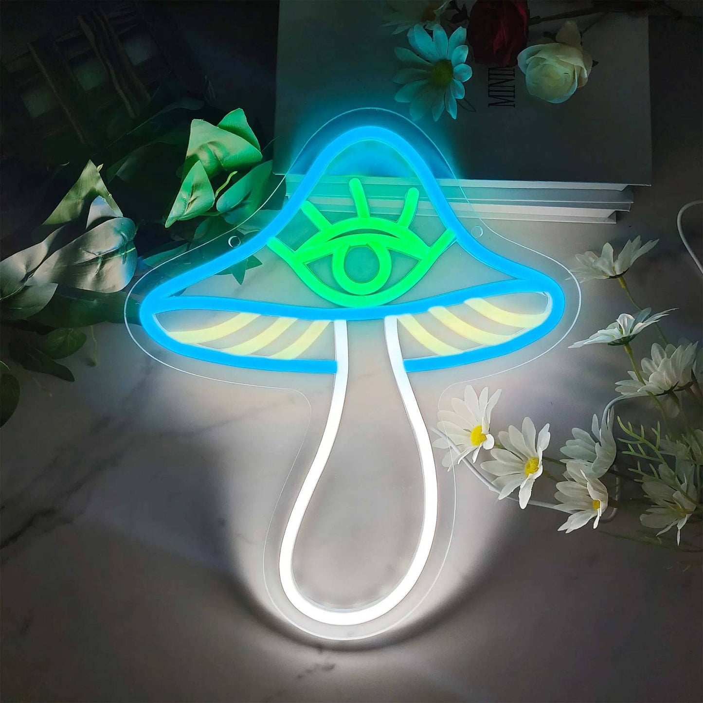 Spiritual shroom neon sign