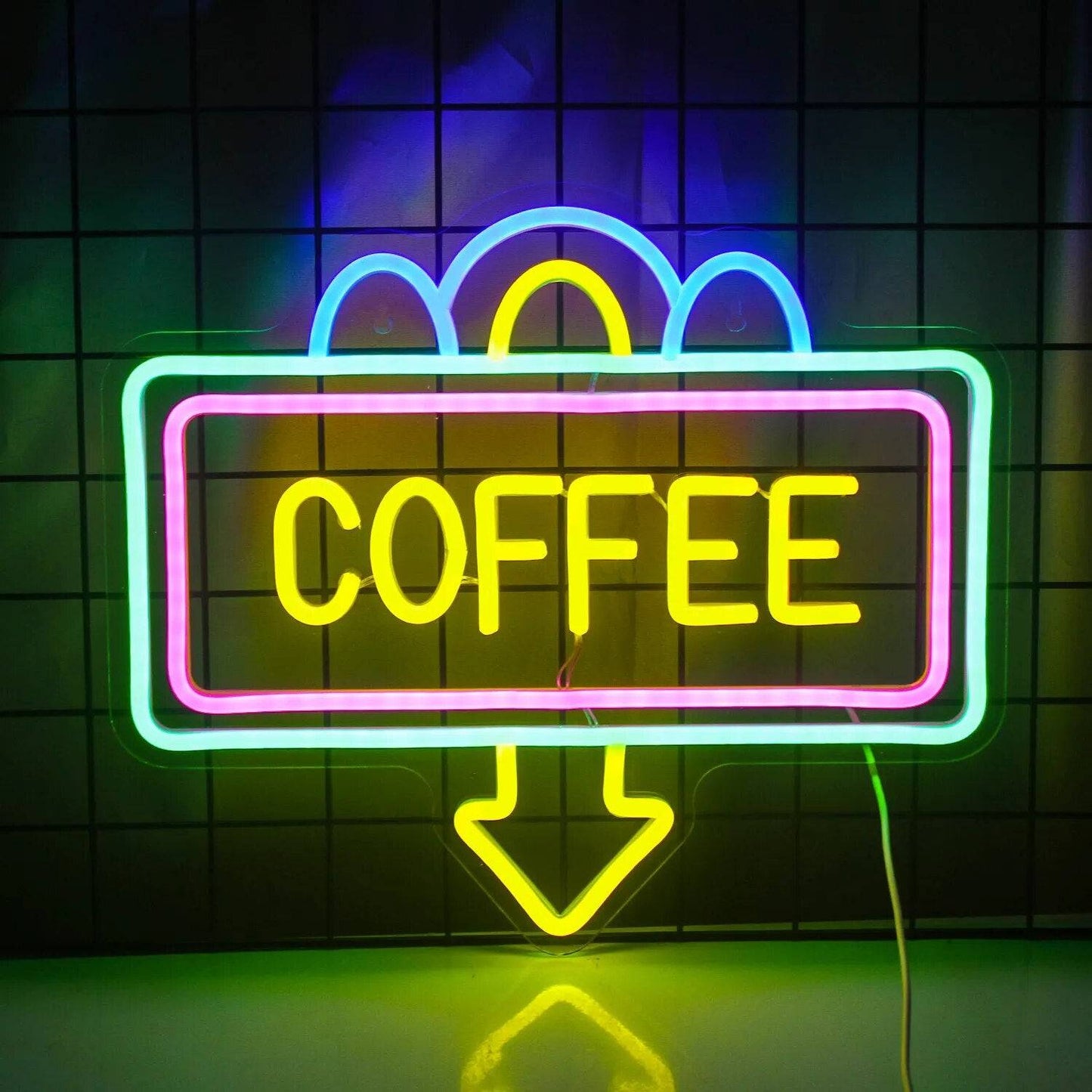  "COFFEE COLLECTION" NEON SIGN