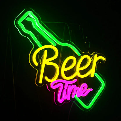 Beer time Neon sign