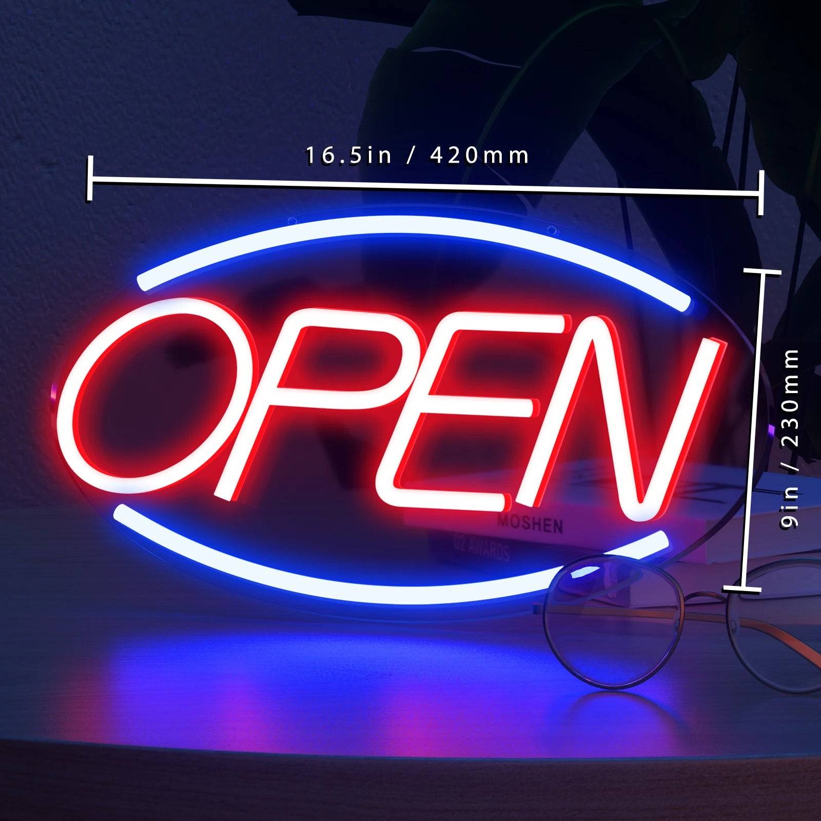 "OPEN" NEON SIGNS