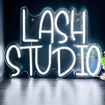 "LASH STUDIO COLLECTION" NEON SIGNS