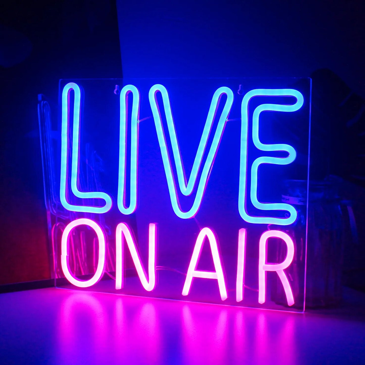  "LIVE ON AIR" NEON SIGN