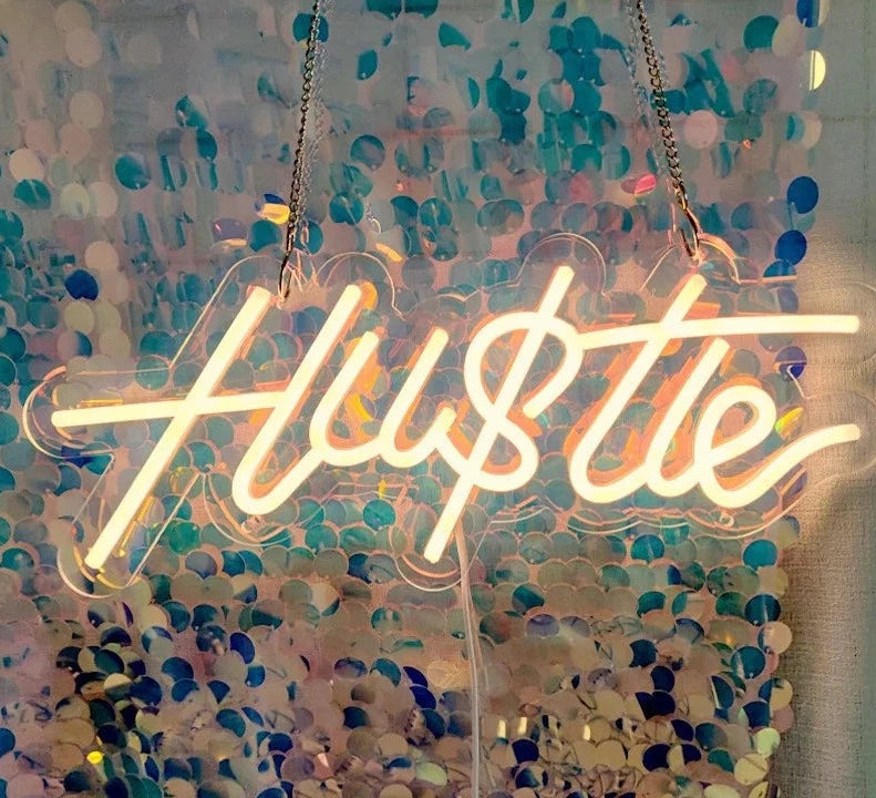 Hustle Neon Sign 02