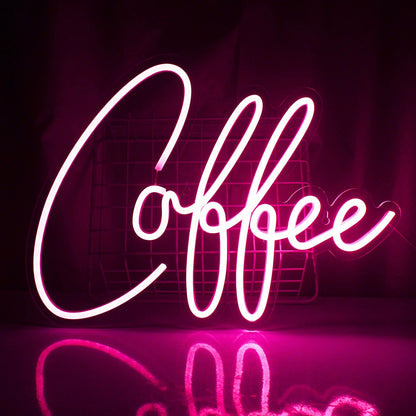  "COFFEE COLLECTION" NEON SIGN