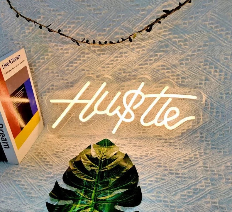 Hustle Neon Sign 03