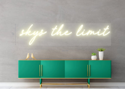 Sky's The Limit Custom Neon Sign