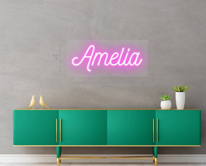 Amelia Custom Neon Sign