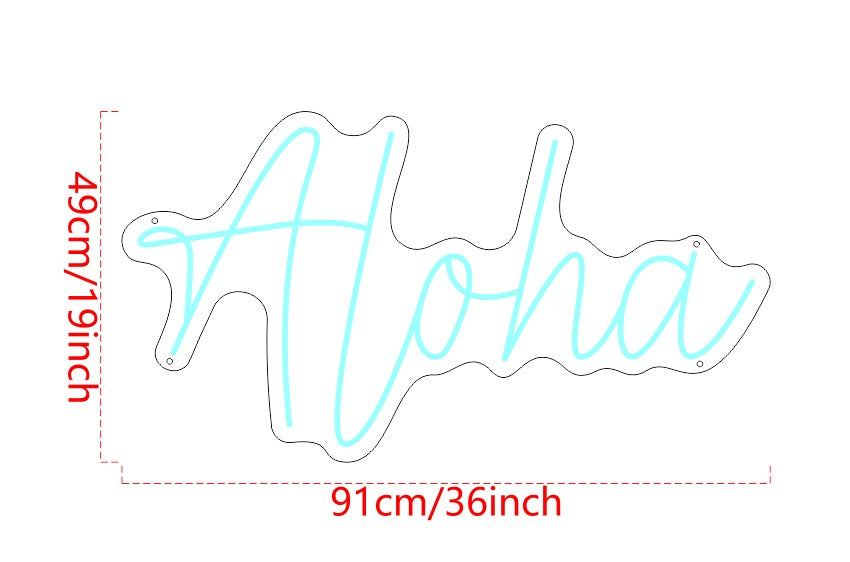 Aloha Custom Neon Sign