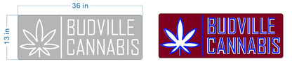 BUDVILLE CANNABIS - Four Custom Neon Signs