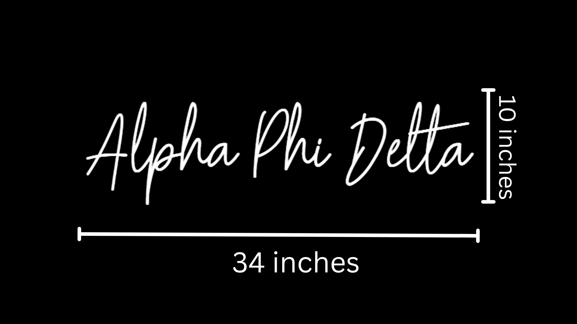 Alpha Phi Delta Custom Neon Sign