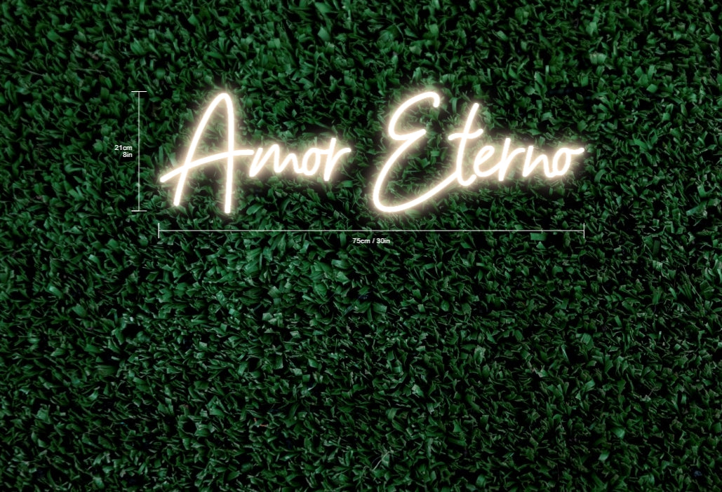 Amor Eterno Custom Neon Sign