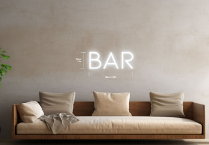 BAR Custom Neon Sign