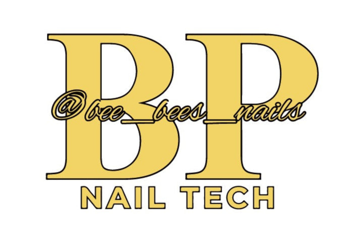 Bee Bees Nail Tech Custom Acrylic+Metal Logo Sign (Size Option #2)