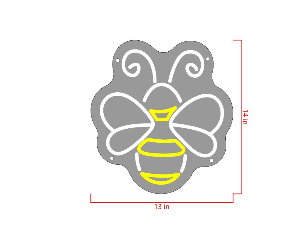 Bee Custom Neon Sign