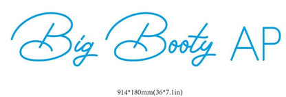 Big Booty AP Custom Neon Sign (Design 2) - Light Your Way