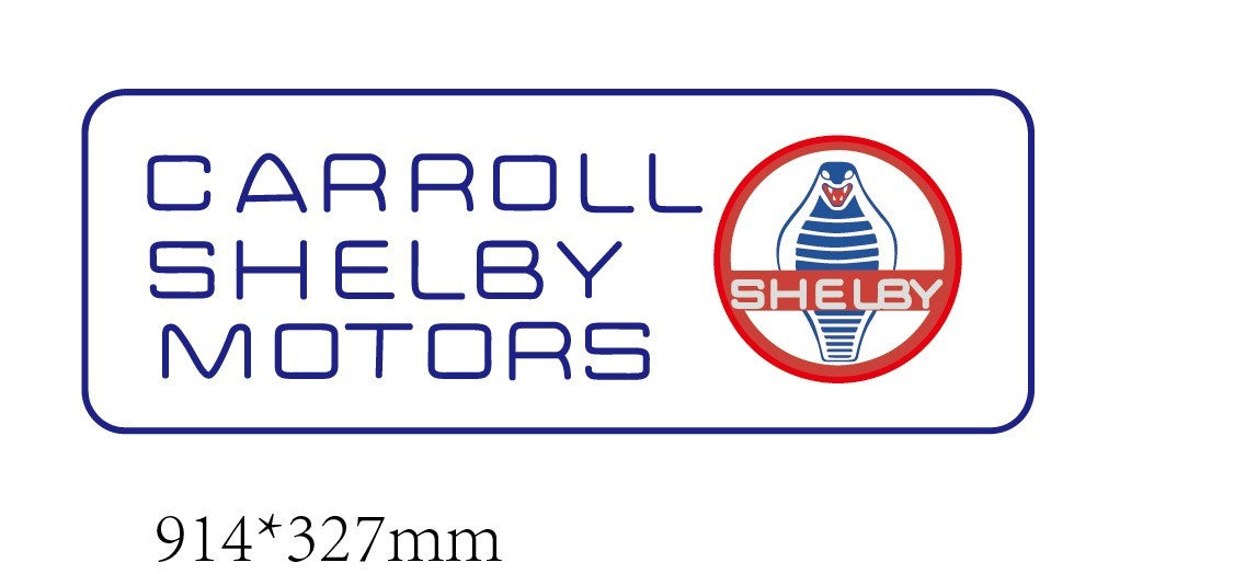 Carrol Shelby Custom Printed Logo Neon Sign