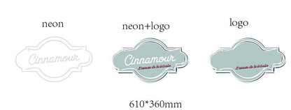 Cinnamour Custom Logo Printed Neon Sign (Updated) - Light Your Way