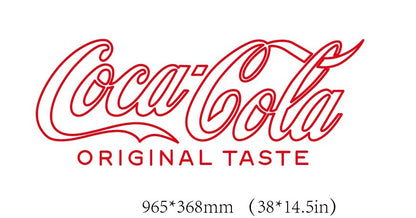 Coca Cola Original Taste Custom Neon Sign with Printed Logo