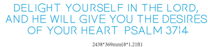 Delight yourself in the lord Custom Neon Sign - Light Your Way