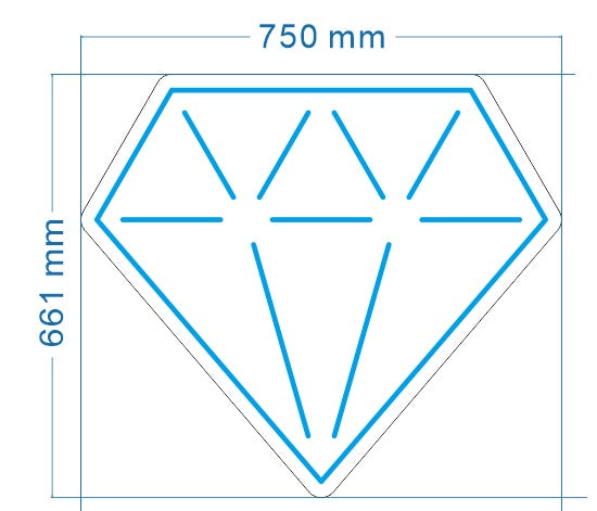 Diamond Custom Neon Sign