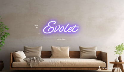 Evolet Custom Neon sign - Light Your Way