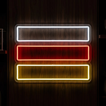 Germany Flag LED Neon Sign – German Football Supporter Wall Decor