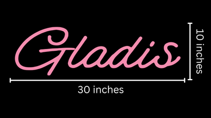Gladis Custom Neon Sign