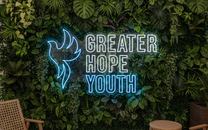 GREATER HOPE YOUTH Custom Neon Sign (Alternate Sizing))