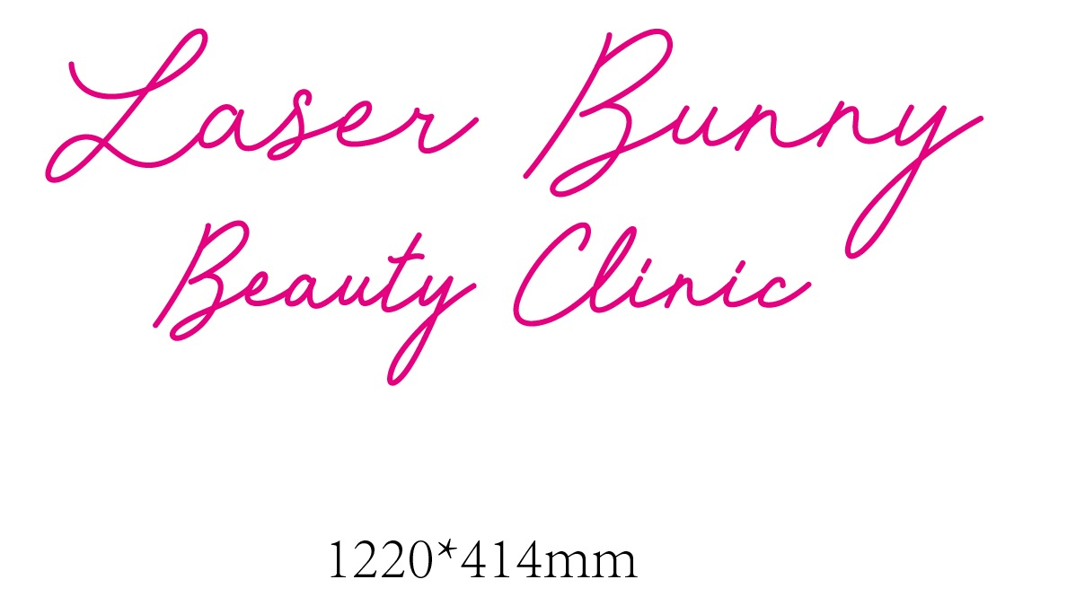 Laser Bunny Beauty Clinic Custom Neon Sign - Light Your Way