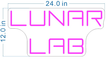 LUNAR LAB - Devin Custom Neon Sign