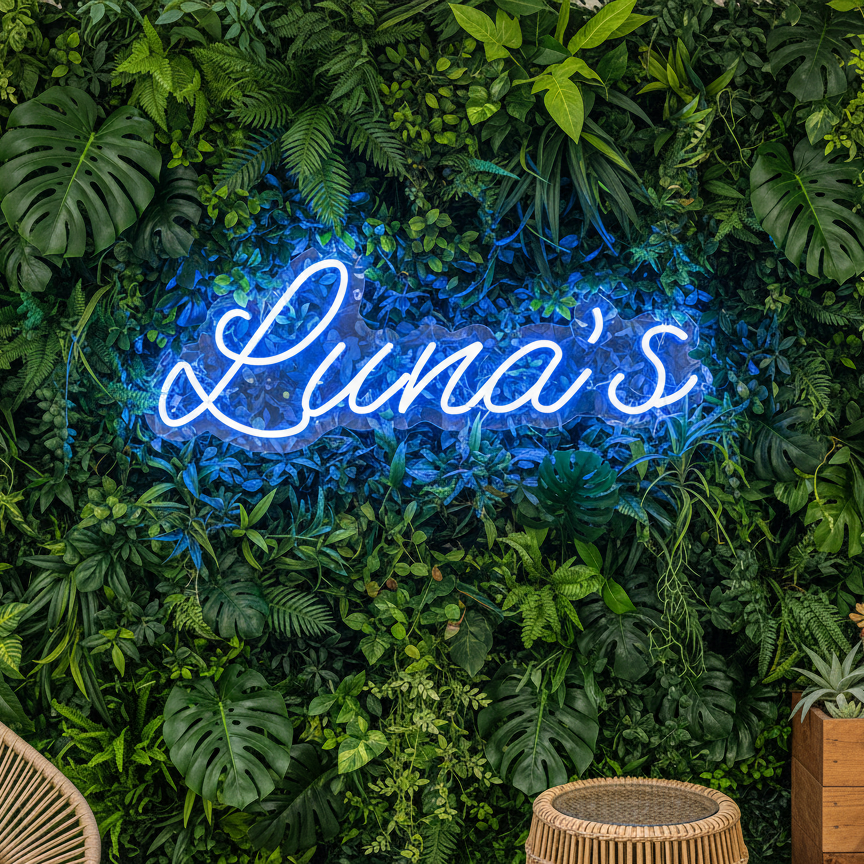 Luna's Custom Neon Sign