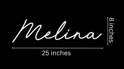 Melina Custom Neon Sign