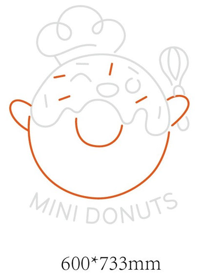 MINI DONUTS- Custom Neon Sign for Bernard