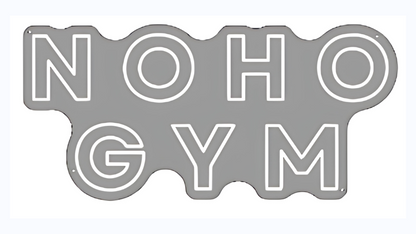NOHO GYM Custom Neon Sign
