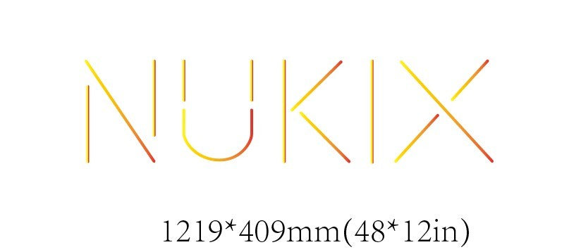 NUKIX Custom Neon Sign (Size Option #2)