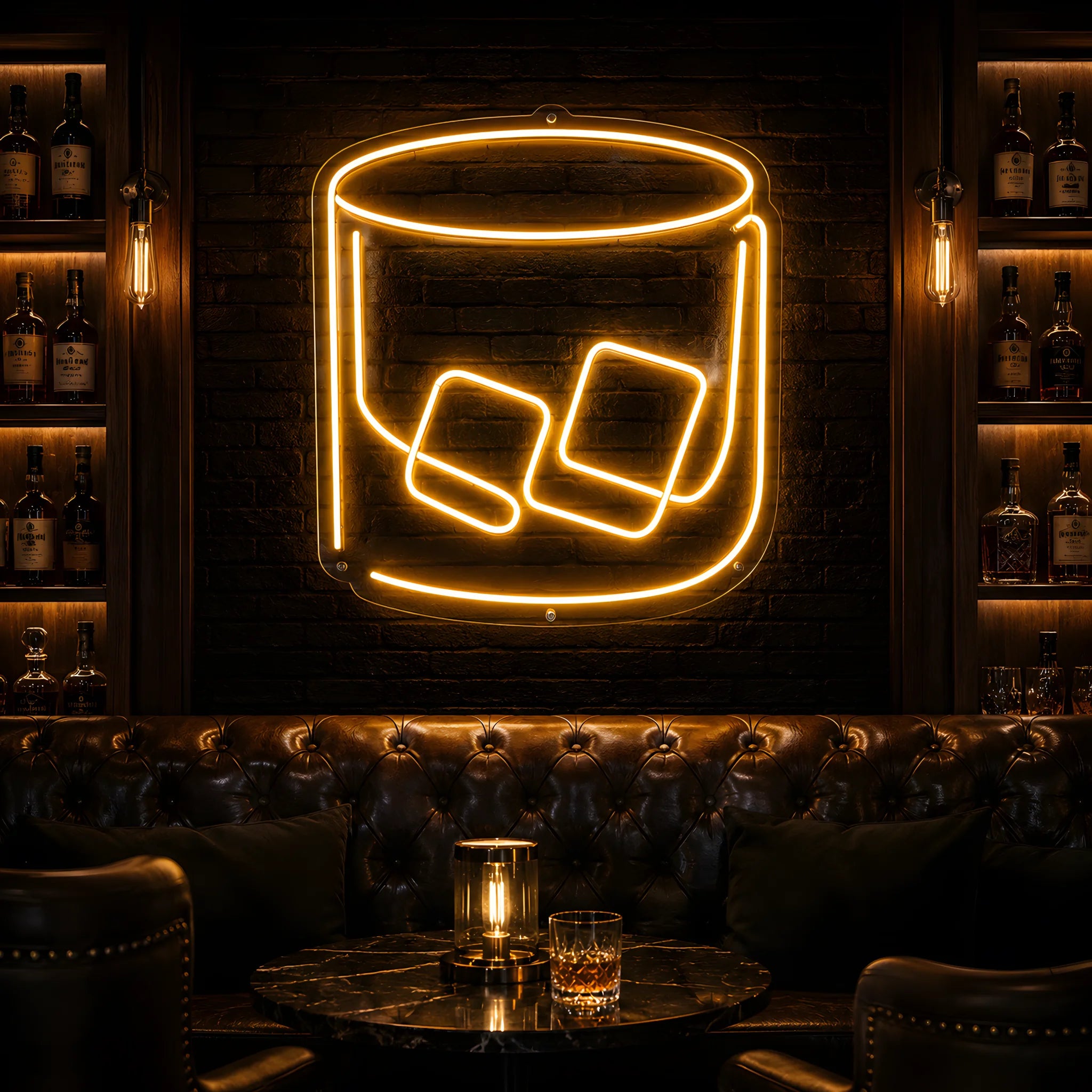 On The Rocks Neon Sign