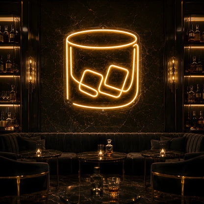 On The Rocks Neon Sign