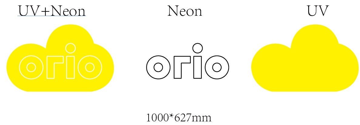 Orio Custom Logo Printed Neon Sign - Light Your Way