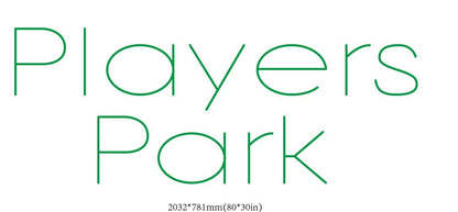 Players Park Custom Neon Sign