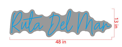 Ruta Del Mar Custom Neon Sign