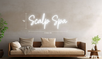 Scalp Spa Custom Neon Sign (Size Option 2)