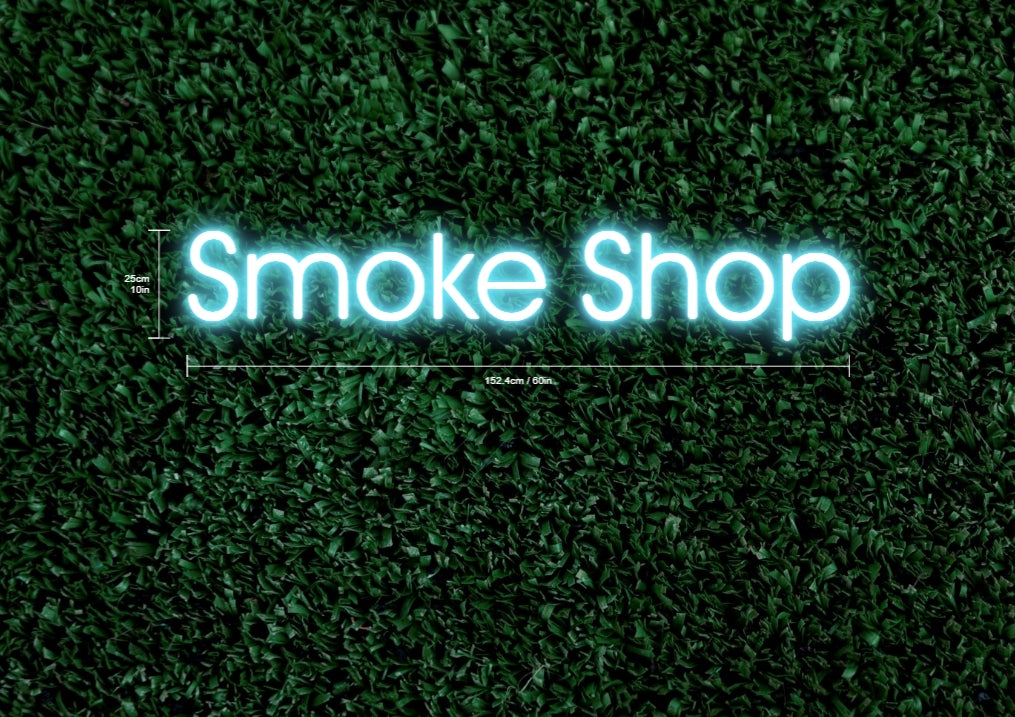 Smoke Shop Custom Neon Sign (Size Option #1)