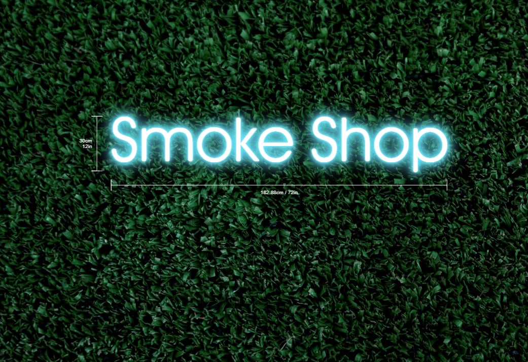 Smoke Shop Custom Neon Sign (Size Option #2)