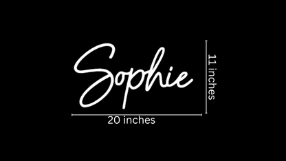 Sophie Custom Neon Sign