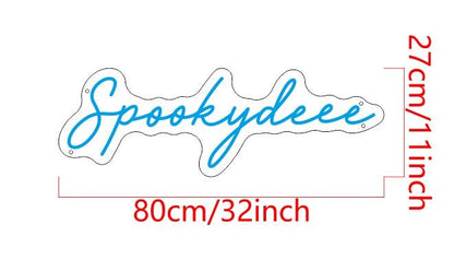 Spookydeee Custom Neon Sign - Light Your Way