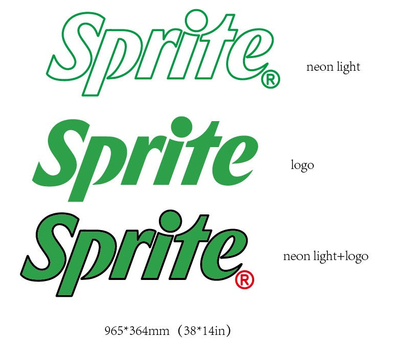 Sprite Custom UV Printed Neon Sign