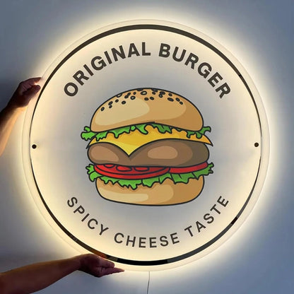 Suave Blendzz Acrylic Backlit Custom Sign - Light Your Way
